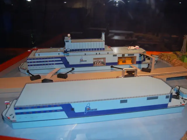 In this image I can see few blue colour things and on these I can see something is written. I can...