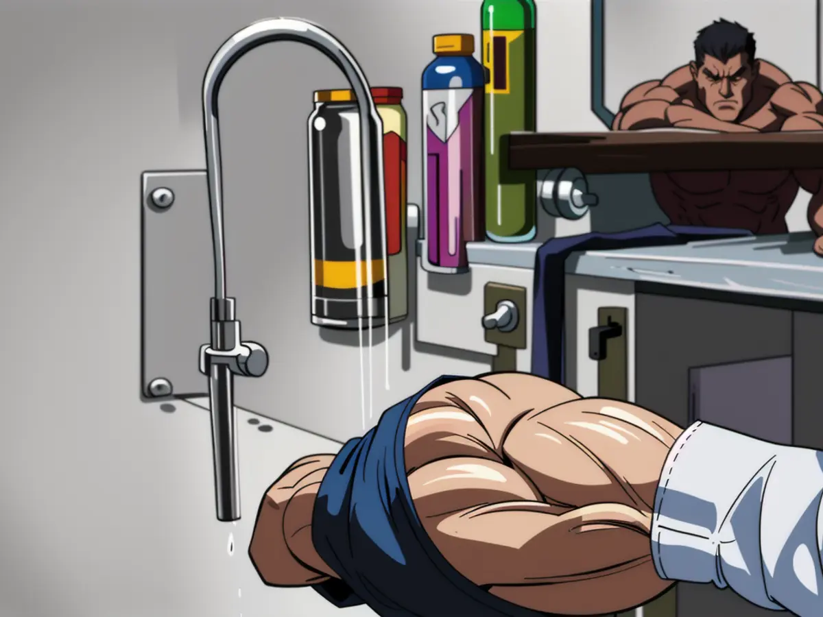 Unfiltered tap water undergoes transformation, eventually flowing into a glass.