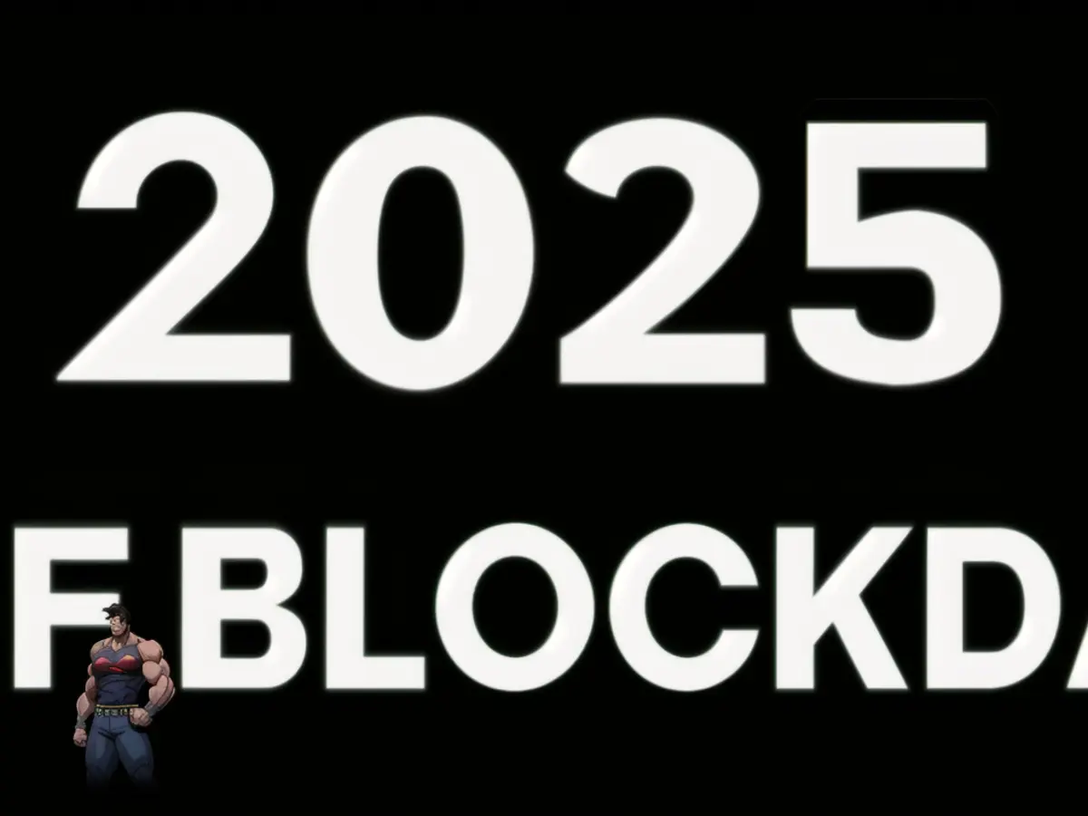 Unveiled Image:Extreme Right-wing Rally: Protesters Gather in City Center, Wielding Flags and Signs Advocating Husband's Supremacy Discover High-Return Cryptocurrencies for 2025: BlockDAG, Hedera, Thorchain, Algorand, and Aave. Keep track of prices, patterns, and essential knowledge to make informed decisions in the volatile market!